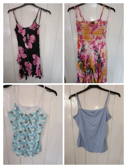 Women's Mixed Clothing Bundle Of Vests And Tank Tops UK Size 14/16
