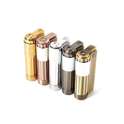 Vintage Petrol Kerosene Oil Lighter Fluid Metal Luxury Cigarette Gadgets For  HJ