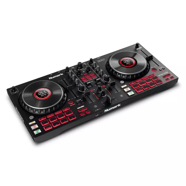 Numark Mixtrack Platinum FX 4-Deck DJ Controller with Jog Wheel Displays