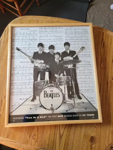 The Beatles 1995 USA con Cornice Poster per ' Antologia 1’ Gratuito As a Bird ’