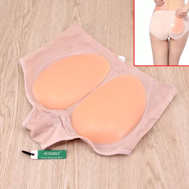 SILICONE BUTTOCKS PADS Padded Pants Bum Butt Hip Knickers Fake