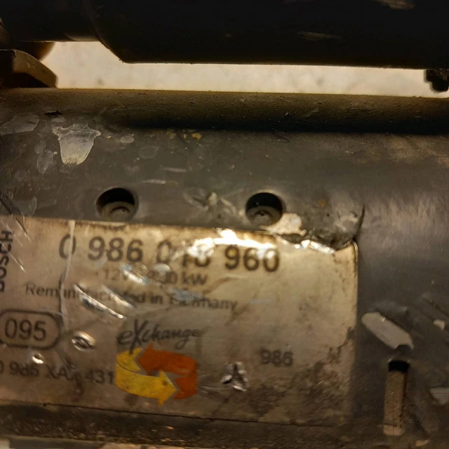Démarreur NEUF Compatible Fiat - Remplace Les Réf. 1349920080, 51779086, Etc.