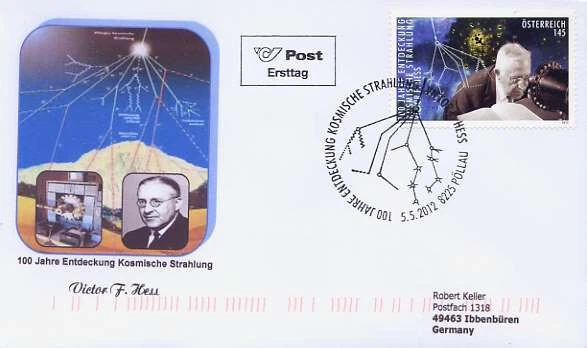 Space, 100 Years of Cosmic Radiation, Hess, FDC, Pöllau 2012