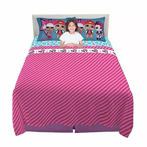 LOL Juego De Sabanas Para Cama Tamaño Completo Edredones Fundas Almohadas 4 Piezas EE. UU. 2