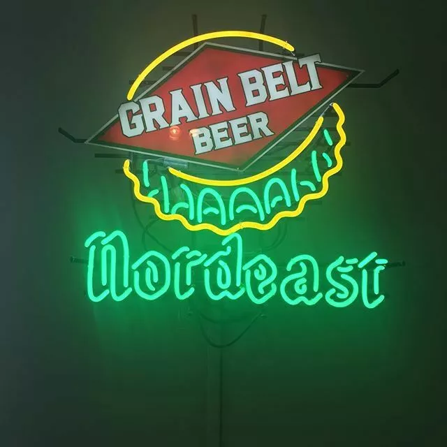 Grain Belt Nordeast Beer Neon Light Sign Lamp Wall Decor Man Cave Bar 24"x20"