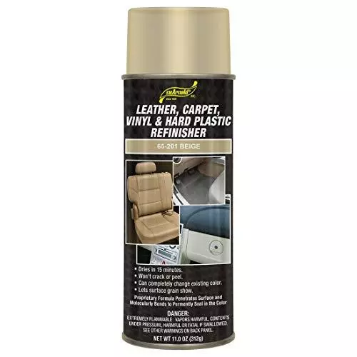 SM Arnold Refinishing Spray Paint - BEIGE 11 Oz. - For Leather, Carpet, Vinyl...