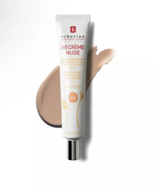 ERBORIAN BB Cream Clair Nude 15ml/45ml SPF20 Ginseng Extract Vitamin C K-Beauty