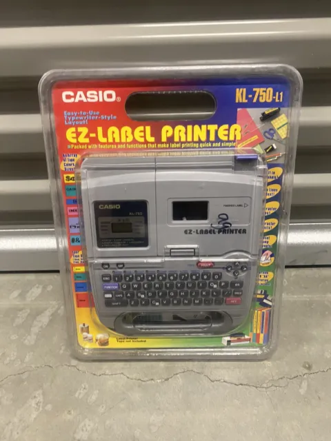 Casio EZ-Label Printer Label It! KL-750-L1 NEW