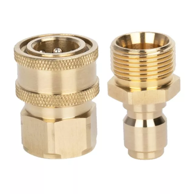 Garden Hose Quick Connect Solid Brass-Fitting Water Hose Connector Quick Release
