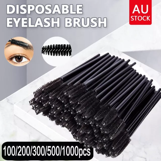 100-1000PCS Disposable Mascara Wands Eyelash Brushes Lash Extension ApplicatorAU