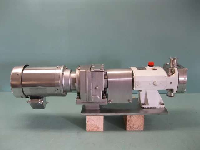 1" Alfa Laval SX2/013 Sanitary SS Rotary Lobe Pump 2 HP Motor P3