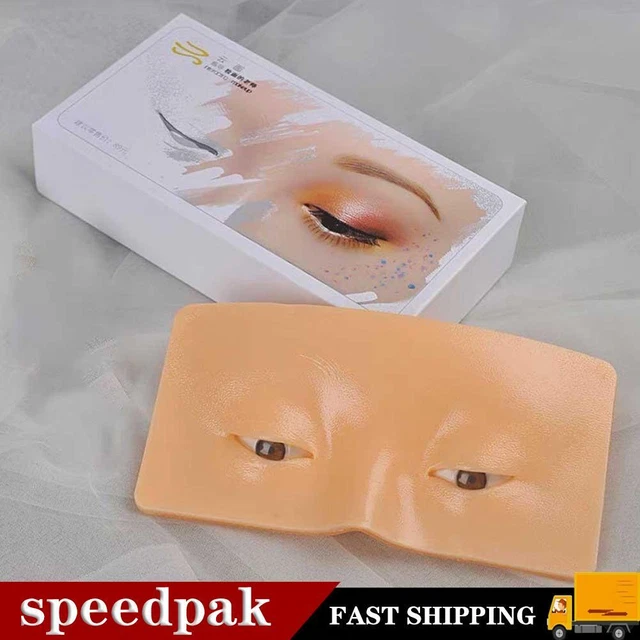 Herramienta de práctica de silicona maniquí de maquillaje facial hágalo usted mismo para practicar perfecto J3L;