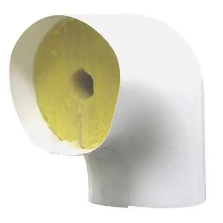 Zoro Select Ell343 1-3/8" Fiberglass Elbow Pipe Fitting Insulation, 1-1/2" Wall