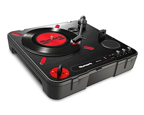 Numark scratch turntable with Built-In DJ Scratch Switch Speaker PT01