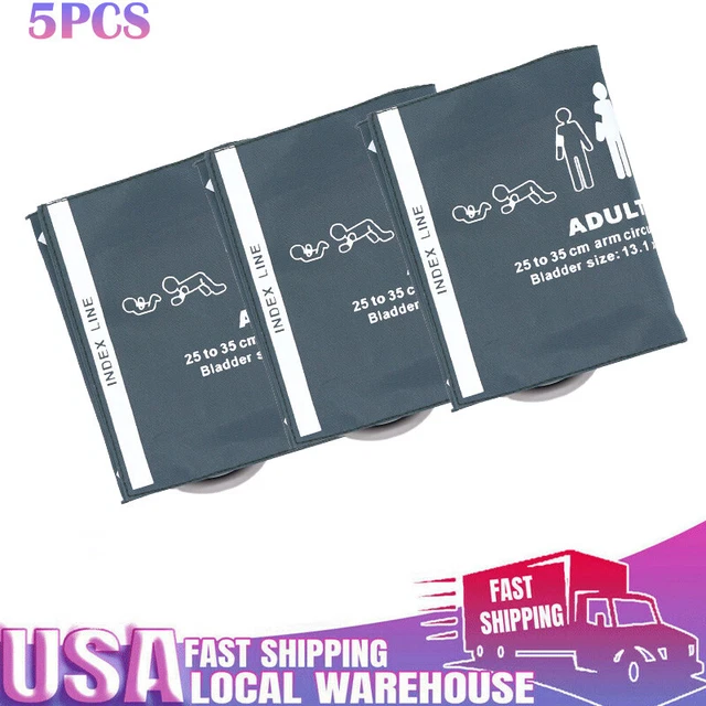 5Pc Blood Pressure NIBP Cuff for Patient Monitor Blood Pressure Monitor Cuff-US