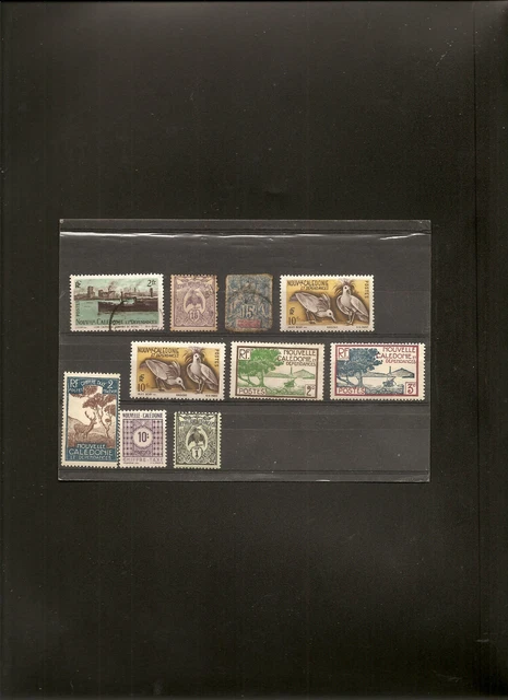 LOT DE 10 timbres de Nouvelle Calédonie ( anciens ) EUR 1,00 PicClick FR