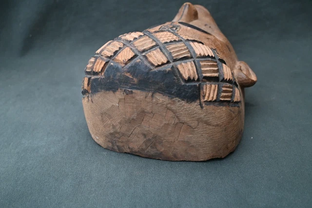 Genuine wooden mask from the Lwena, Angola 6