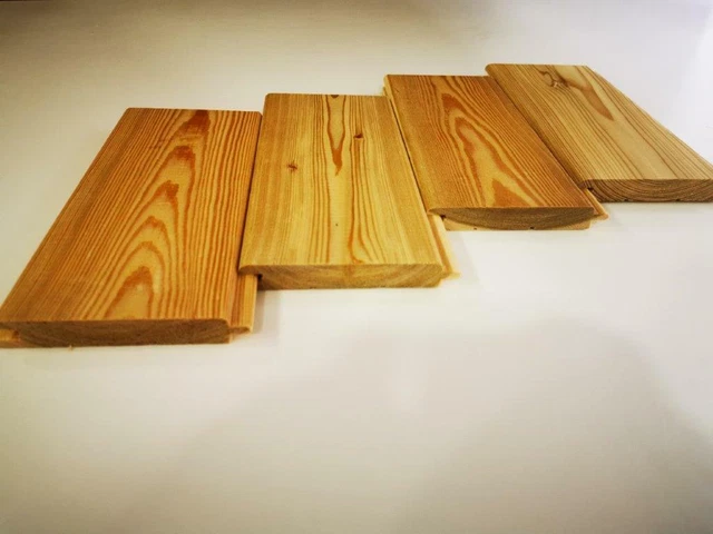 SIBERIAN LARCH CLADDING Tongue Groove 14x96mm Grade A+ Kiln Dried TOP ...