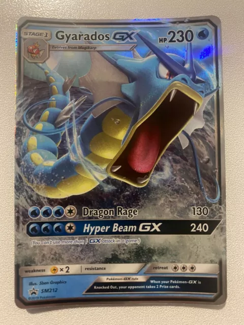 Gyarados GX SM212 Hidden Fates Promo Card Nintendo Pokemon TCG