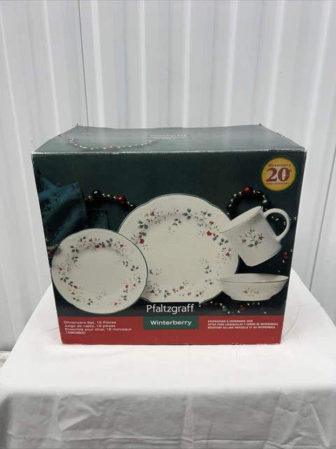 Pfaltzgraff winterberry 16 piece dinnerware set top