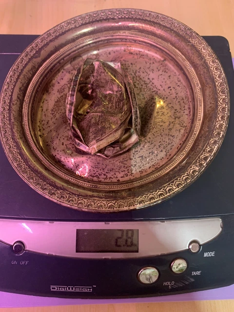 Lote de chatarra de plata esterlina 75 gramos/2,8 oz fusión sólida de comppote