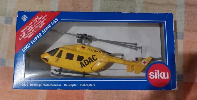 Siku Rettungs-Hubschrauber, 2539, aus der Super Serie 1:55, in OVP