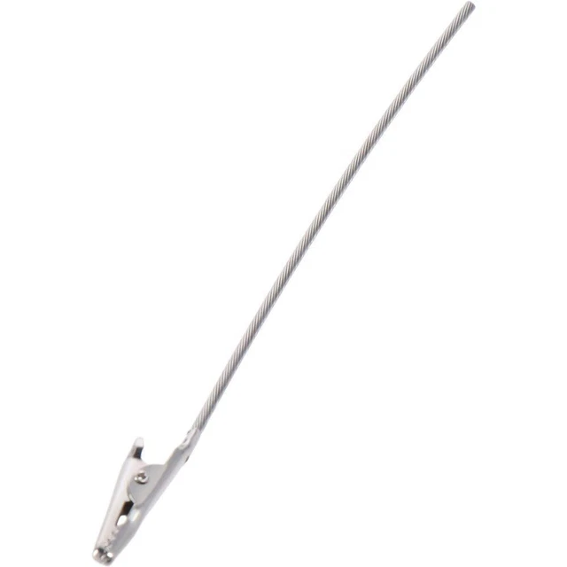 50 pz clip alligatore in acciaio inox filo argento clip decorazione