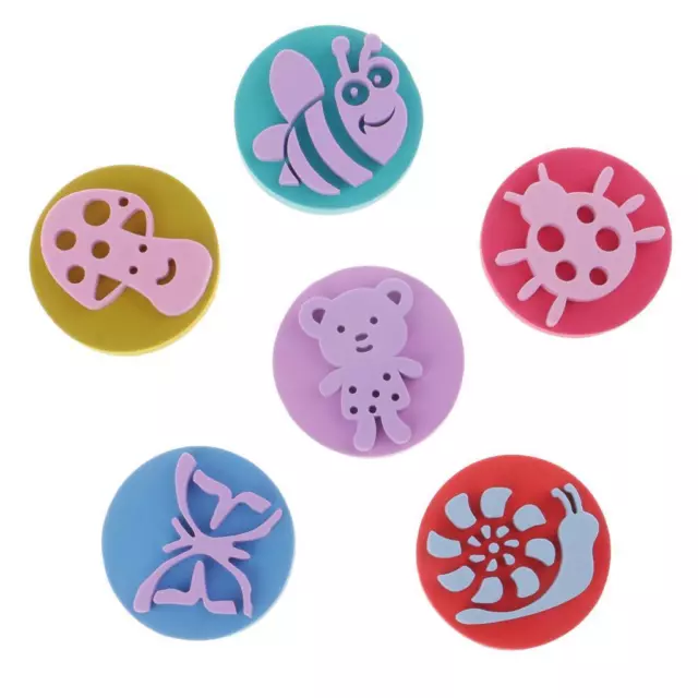 6 pièces multi formes enfants eva éponge peinture stamper éponge mousse