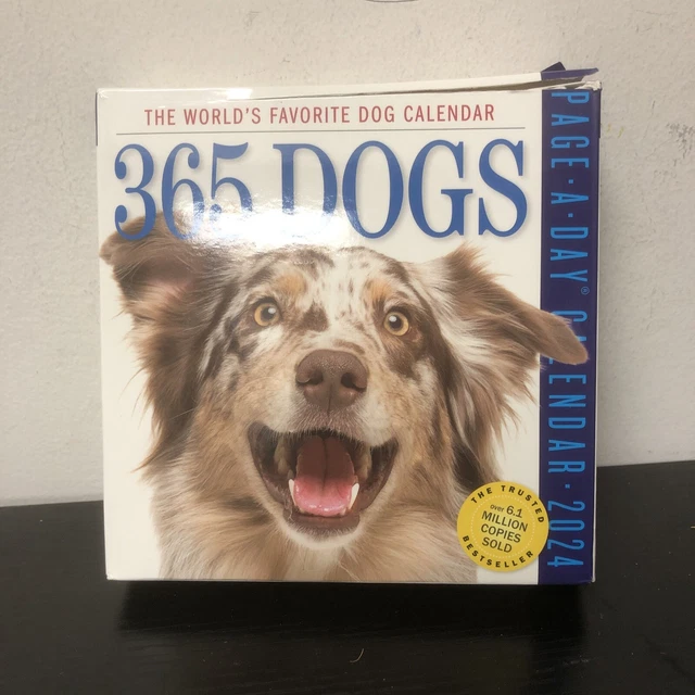 365 DOGS PAGEADAY Calendar 2025 The World's Favorite Dog 11.99