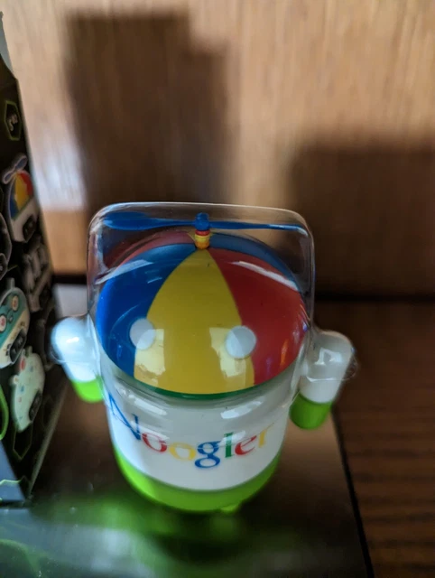 Rare Find - Android Mini Collectible - Series 02 - Noogler - With Plastic cover 2