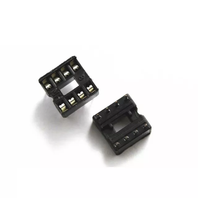 50PCS 8 Pin DIP8 Integrated Circuit IC Sockets Adaptor Solder Type