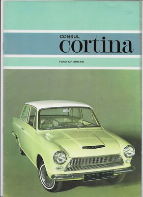 FORD CORSAIR 1500 accessori 1963-64 UK Opuscolo Vendite sul Mercato PIEGA 