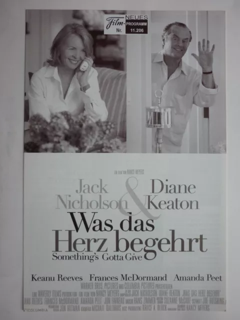 NFP Nr.11206 " Was das Herz begehrt " Diane Keaton, Jack Nicholson USA 2003