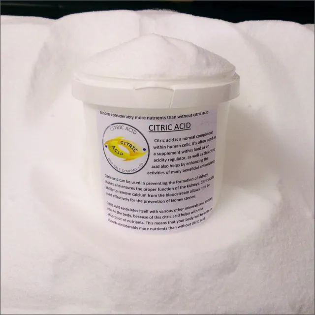 100% Pure Anhydrous Citric Acid/Food Grade/Bath Bombs/De-Scaling /Home Brew