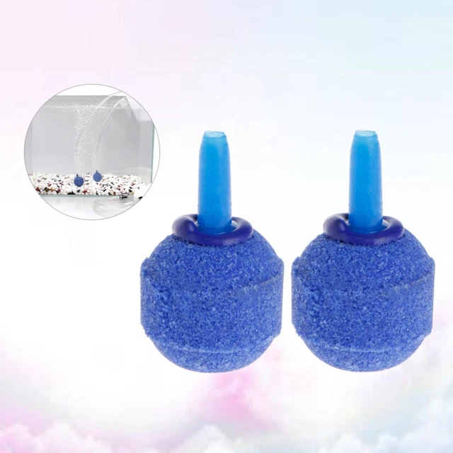 Difusor de aire piedras de aire hidropónicas piedras de aire acuarios difusores azul