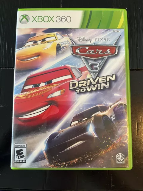 Cars 3 Driven to Win Microsoft Xbox 360 Disney Pixar 2017