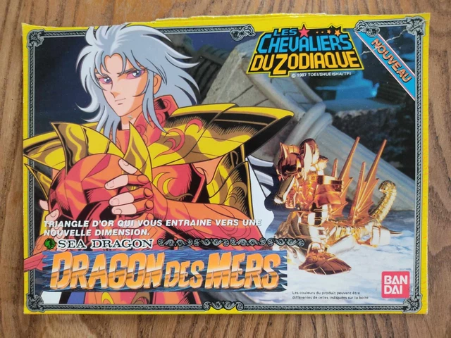LES CHEVALIERS DU Zodiaque, Saint Seiya, Box Art Sea Dragon, 1987-88