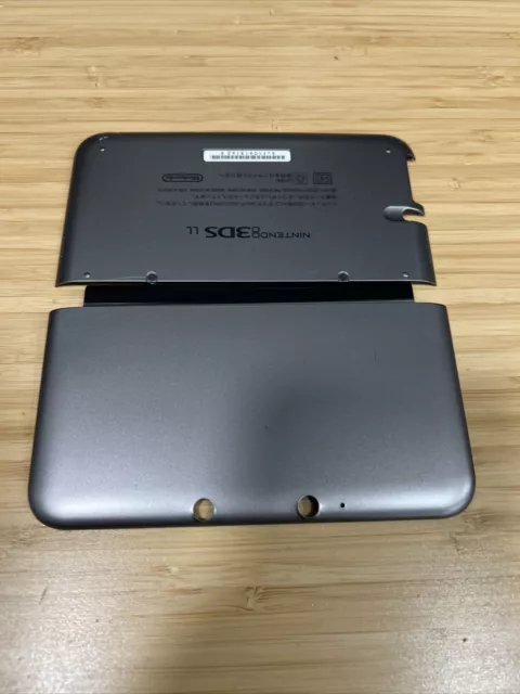 OEM Nintendo 3DS XL LL Silver REPLACEMENT TOP SHELL BATTERY COVER Housing Only