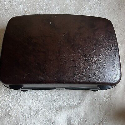 Vintage Samsonite Silhouette Hard Side Clamshell Luggage Suitcase Brown 3