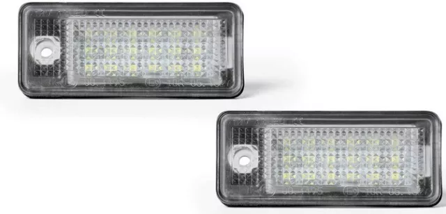 LED Éclairage De Plaque pour Audi Q7 A4 B6 B7 8E A6 4F C6 A3 8P Caractéristique