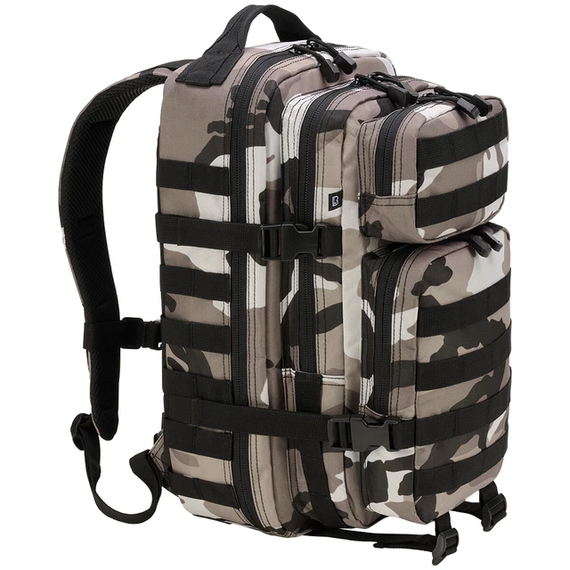 Brandit Us Cooper Daypack, Mochila Unisex Adulto, Camuflaje Negro, 12 L