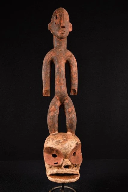 14037 African Old Dogon Helmet Mask / Helm Mask