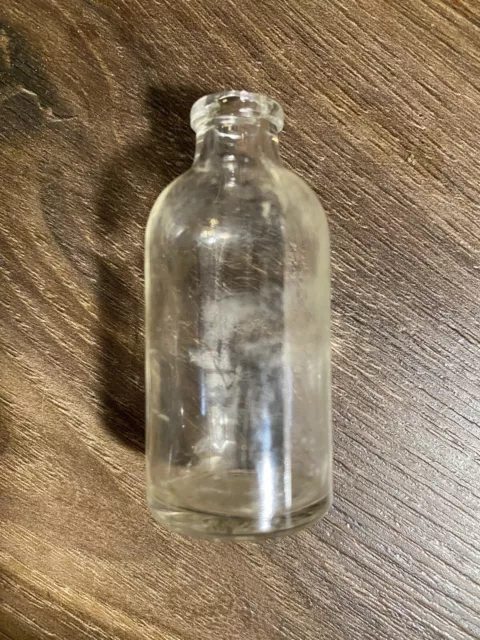 Vtg Pyrex Lab Apothecary Jar Clear Glass Bottle No Stopper Old