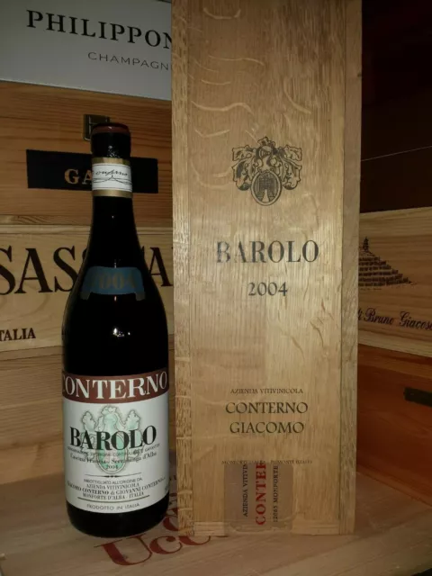 Giacomo CONTERNO- BAROLO CASCINA FRANCIA 2004  97RP.   cl.75 n.1 bt.