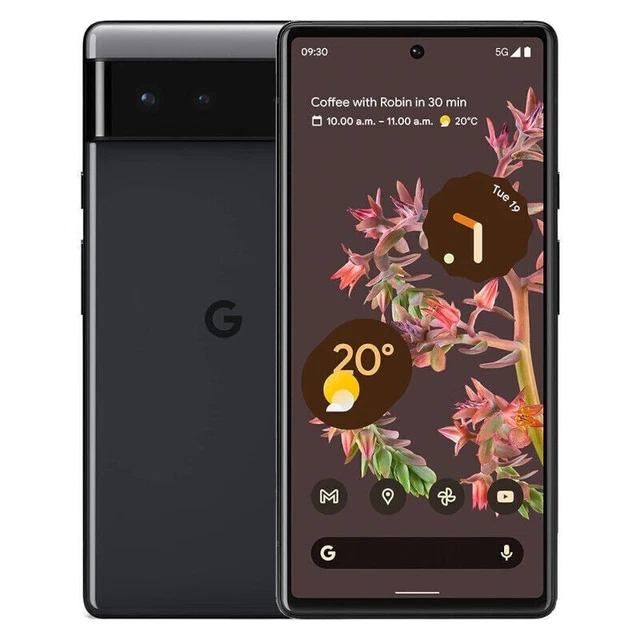 Google Pixel 6 - 128GB - Stormy Black (Unlocked) Smartphone