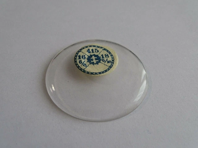 Verre Minéral Pour Montre De Gousset - Diamètre 39.5 Mm - Pièce Horlogerie Neuve