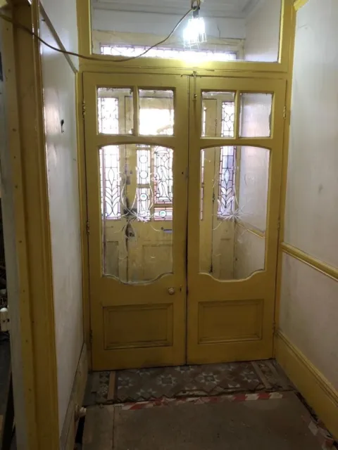 Original Victorian double doors
