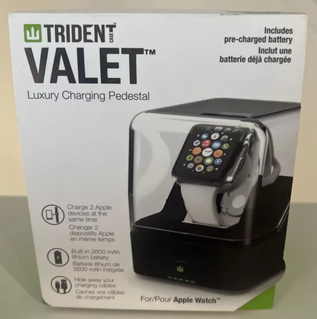 Trident Case Odyssey Valet Portable Charging Pedestal for Apple Watch 38mm/42mm