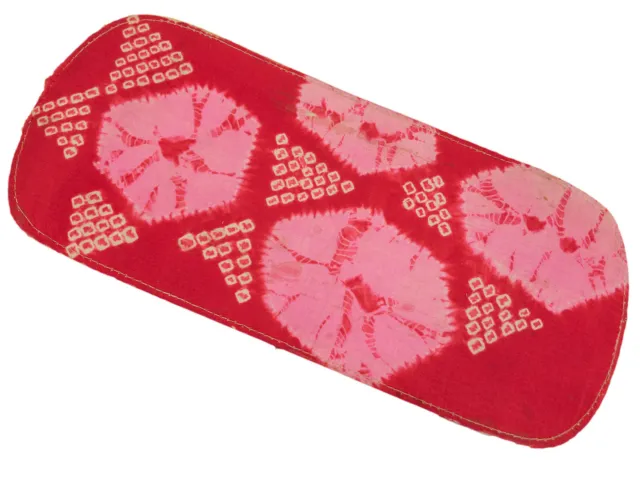 VTG Silk Shibori & Cardboard Obi-Ita Kitsuke Accessory for Kimono: Apr19-A
