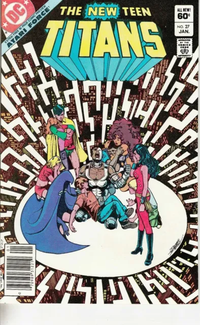 NEW TEEN TITANS #27 1983 DC -16p PREVIEW ATARI FORCE- WOLFMAN/PEREZ...VF